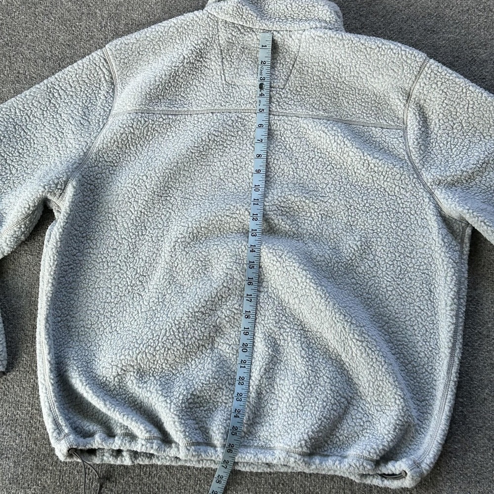 Carhartt Sweater Mens XL Blue Grey Fleece Pullover Relaxed Fit Front Pocket‎ - Picture 9 of 10